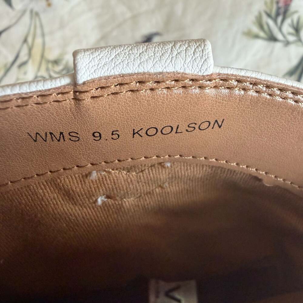 DV by Dolce Vita Koolson White Western Ankle Boots Size 9.5 - Picture 5 of 5